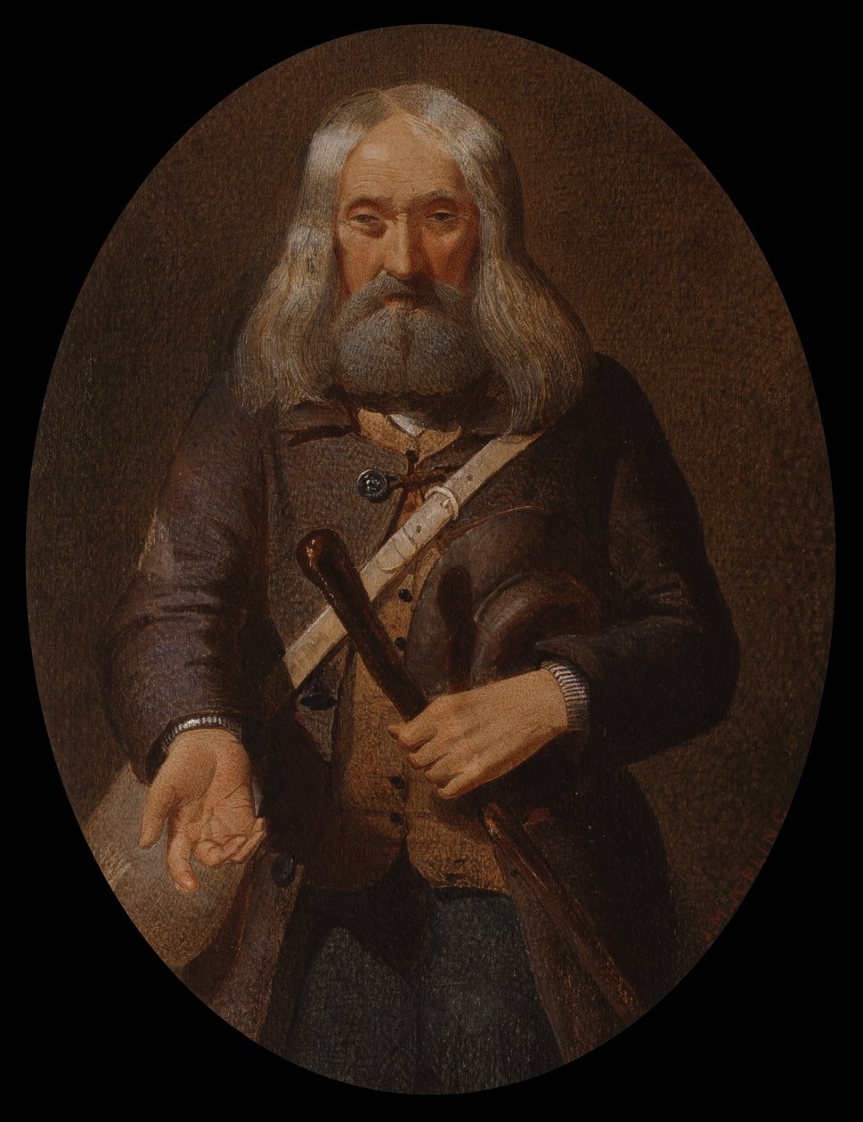 Saarnaaja (muste ja wc paperille) tekijältä Joseph Middleton Jopling