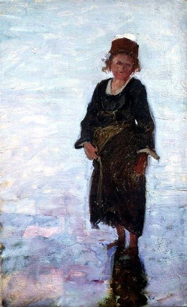 Pikku kalastajatyttö tekijältä Joseph Milner Kite