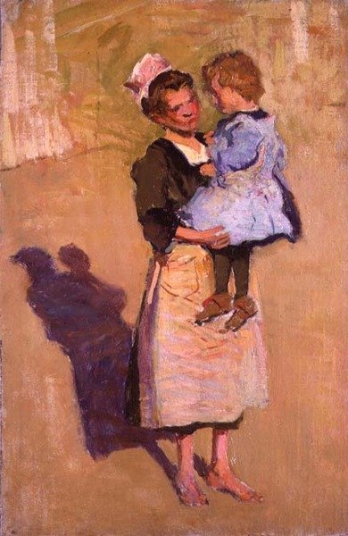 Sairaanhoitaja (öljy kankaalle) tekijältä Joseph Milner Kite