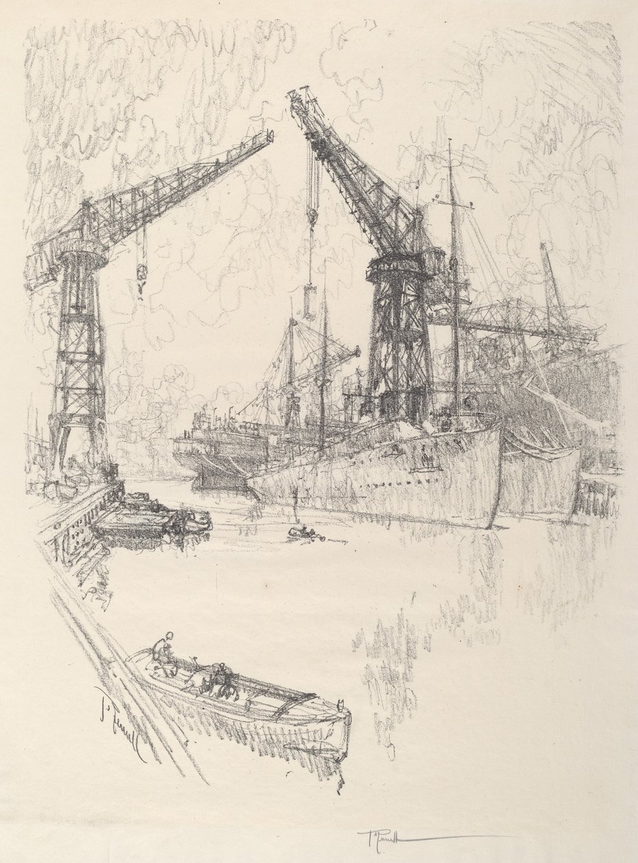 Rakennustuhoajat, 1917. tekijältä Joseph Pennell