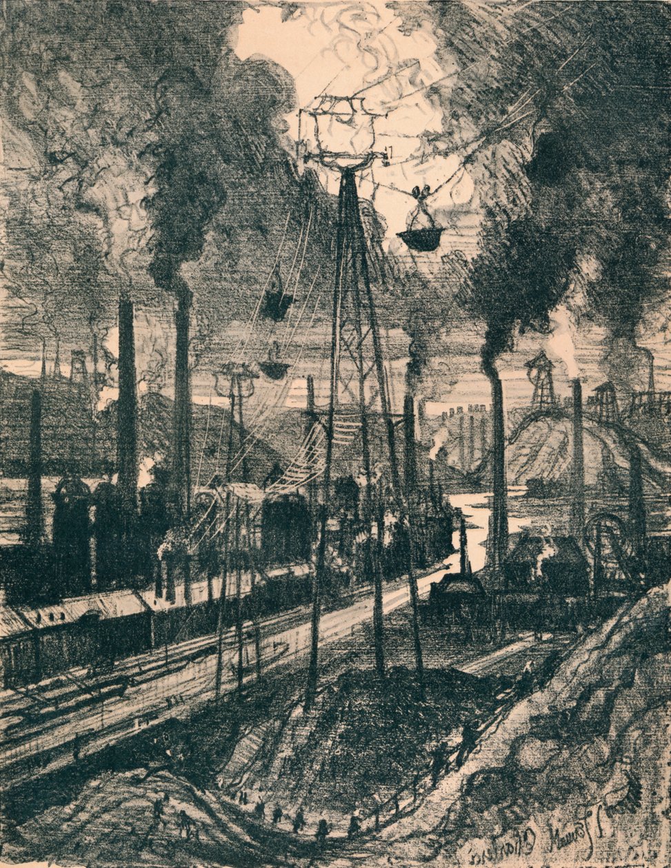 Charleroi, 1911, 1914 tekijältä Joseph Pennell