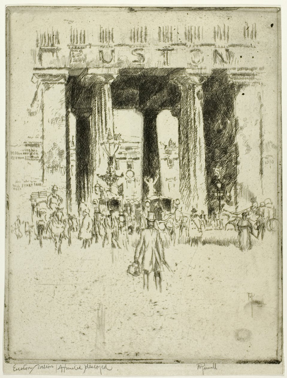 Euston tekijältä Joseph Pennell