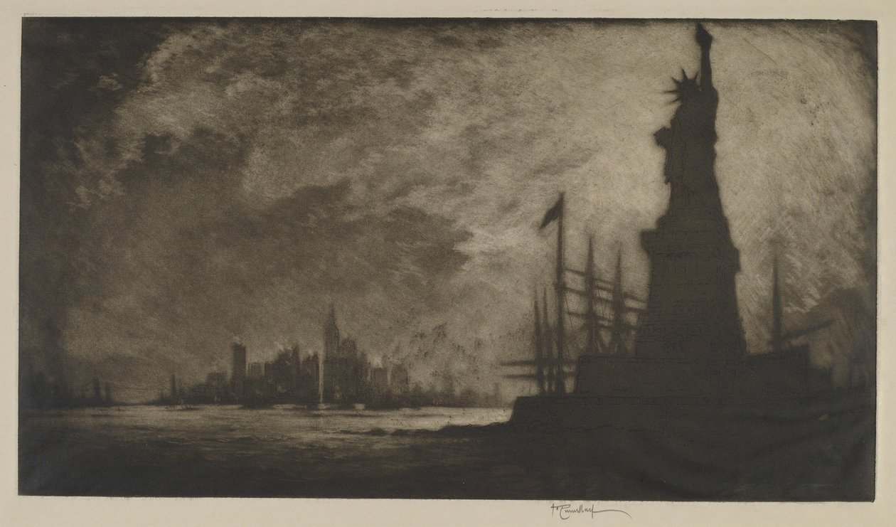 Terve Amerikka, 1908. tekijältä Joseph Pennell