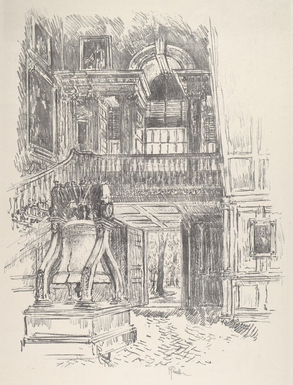 Liberty Bell, 1912. tekijältä Joseph Pennell