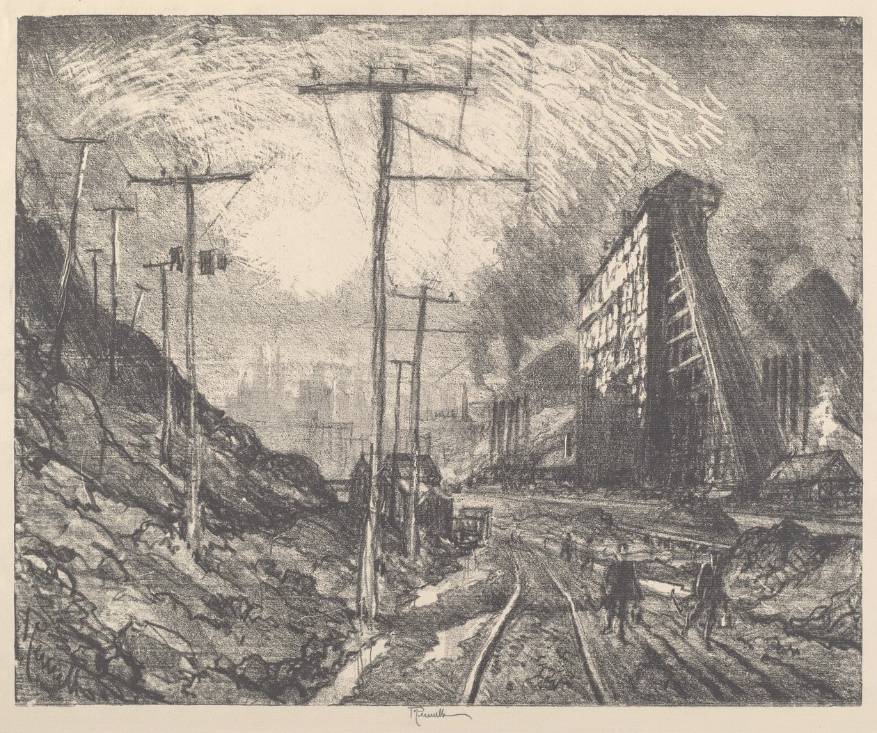 Shenandoah, 1910. tekijältä Joseph Pennell