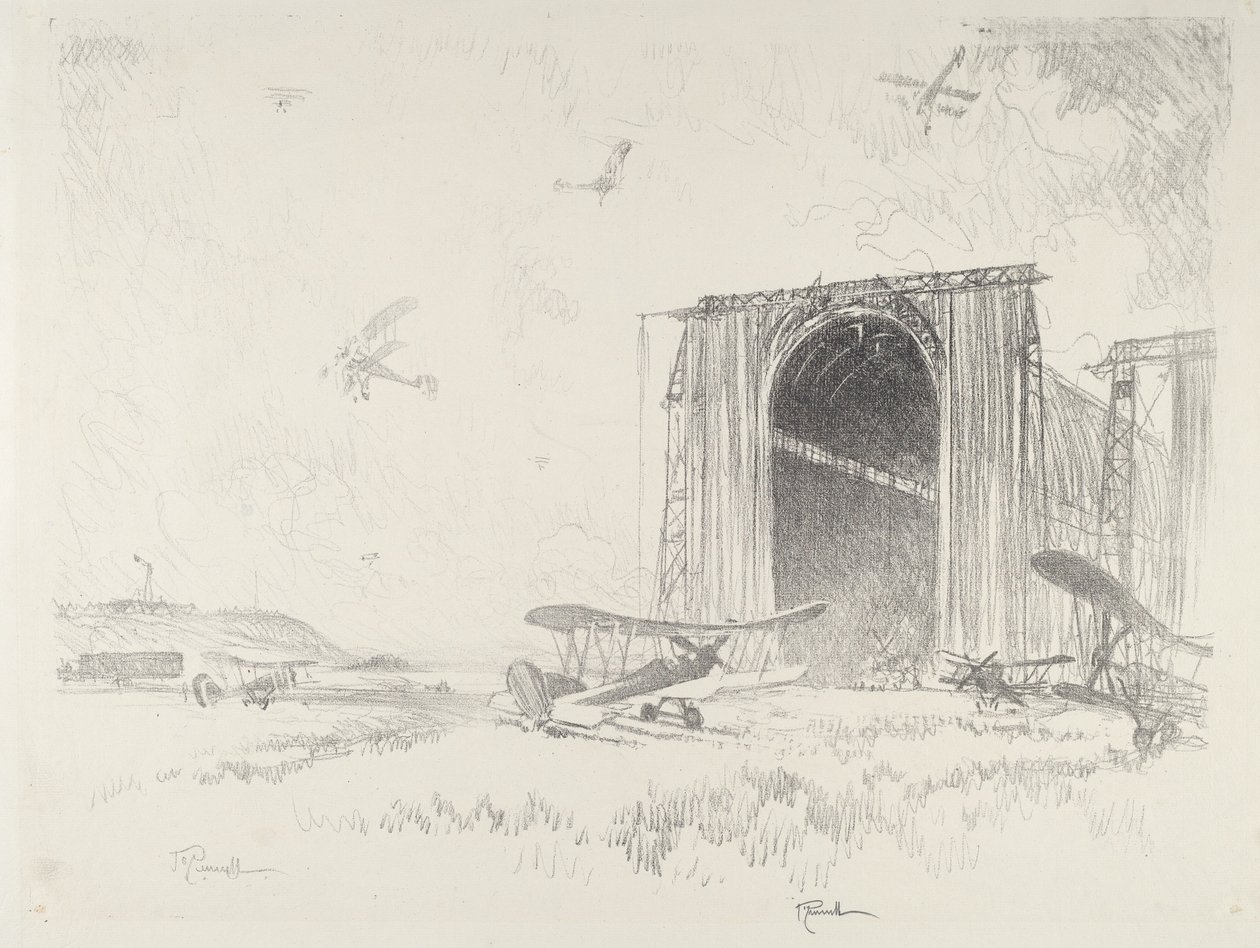 Ilmapallovaja, 1916. tekijältä Joseph Pennell