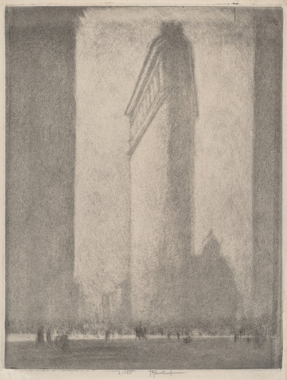Flat Iron New York, 1908. tekijältä Joseph Pennell