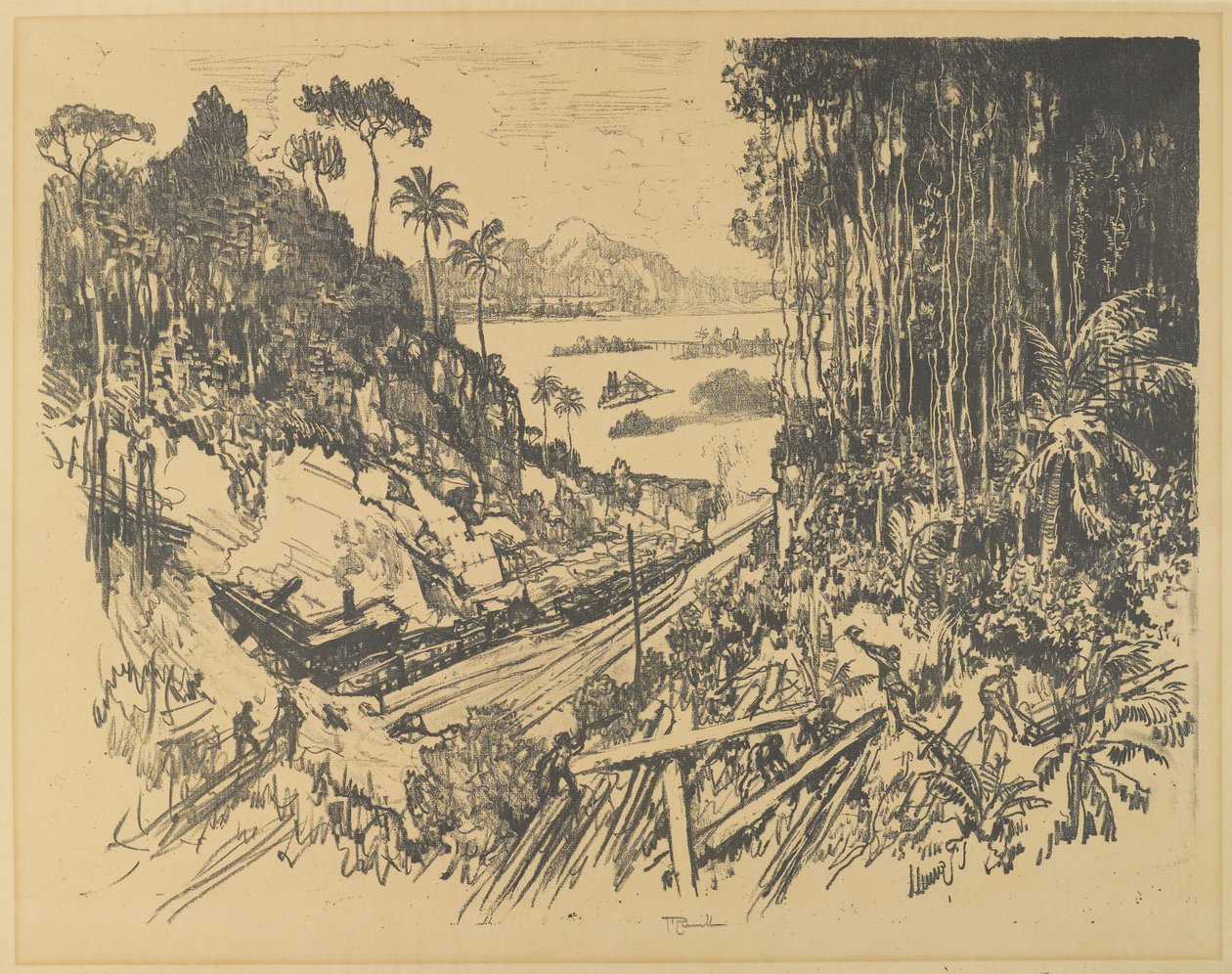 Viidakko, 1912 tekijältä Joseph Pennell