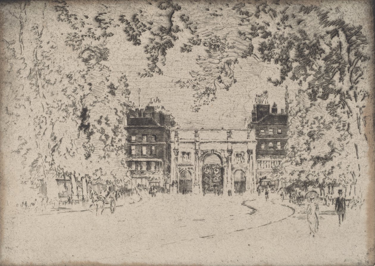 Marmorikaari, 1905. tekijältä Joseph Pennell