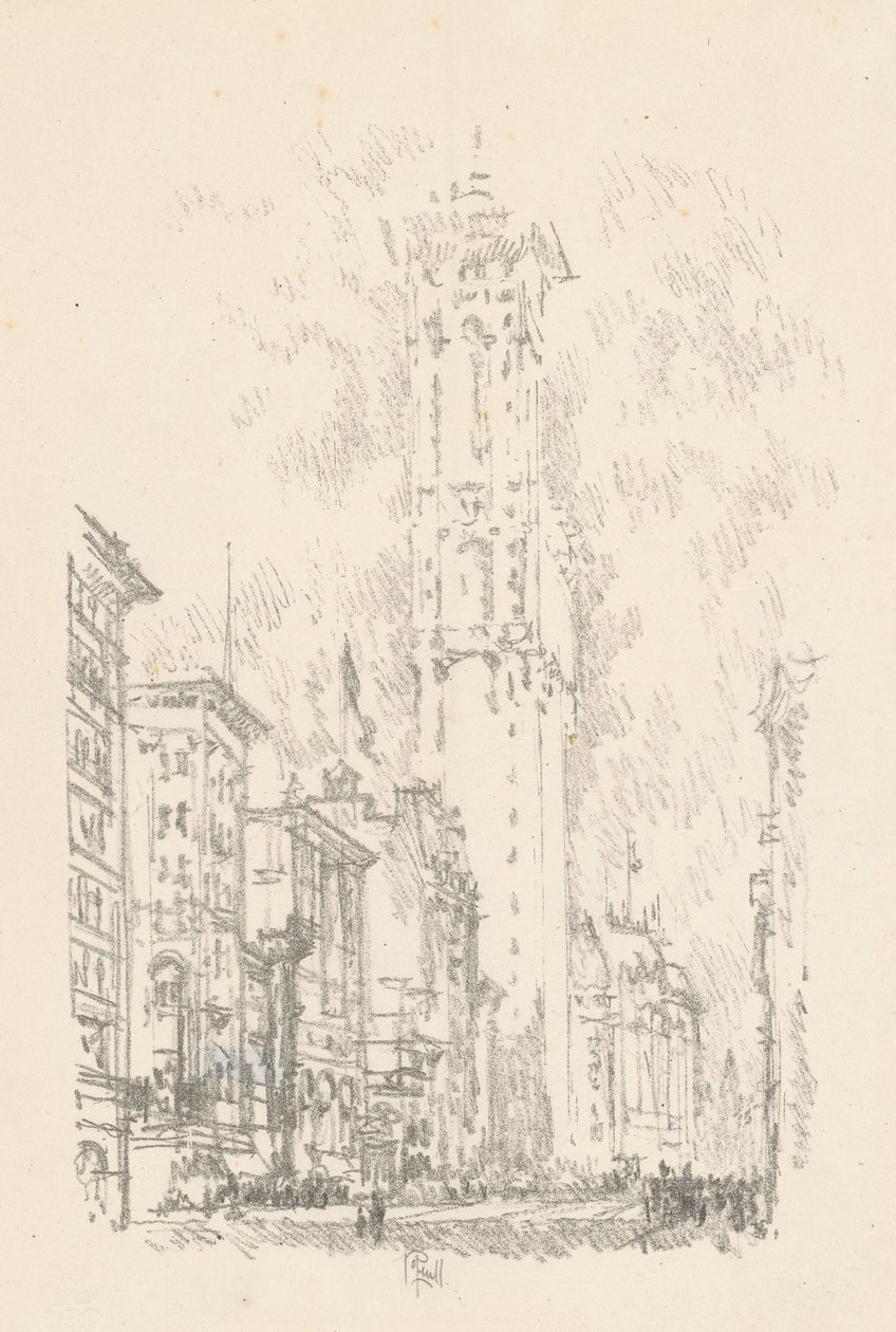 The Times Building, 1904. tekijältä Joseph Pennell
