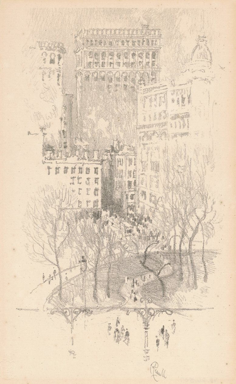 Union Square tekijältä Joseph Pennell