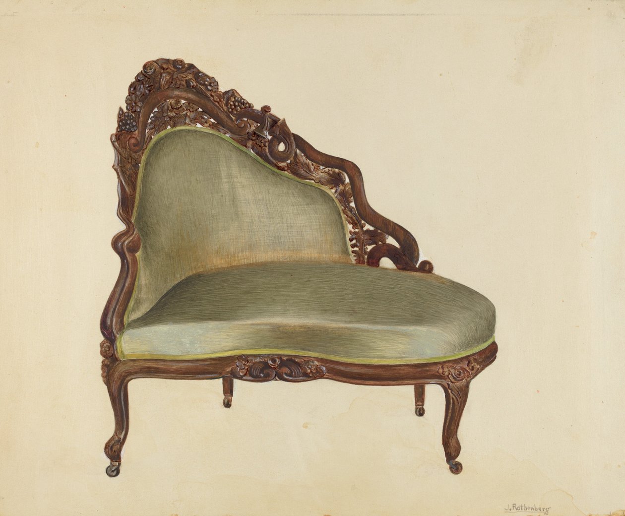 Love Seat, c. 1940. tekijältä Joseph Rothenberg