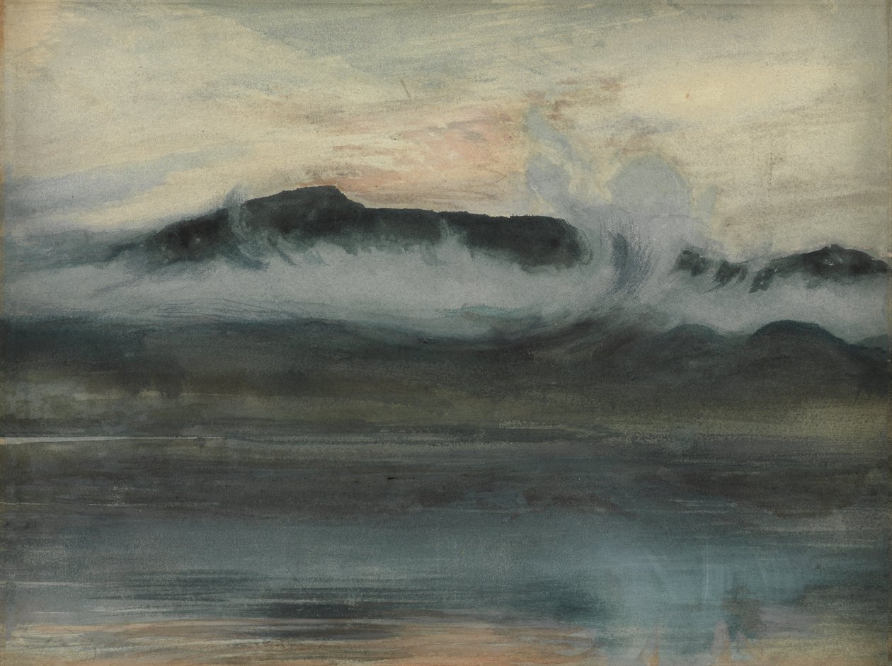 Coniston & Old Man (akvarelli) tekijältä Joseph Severn