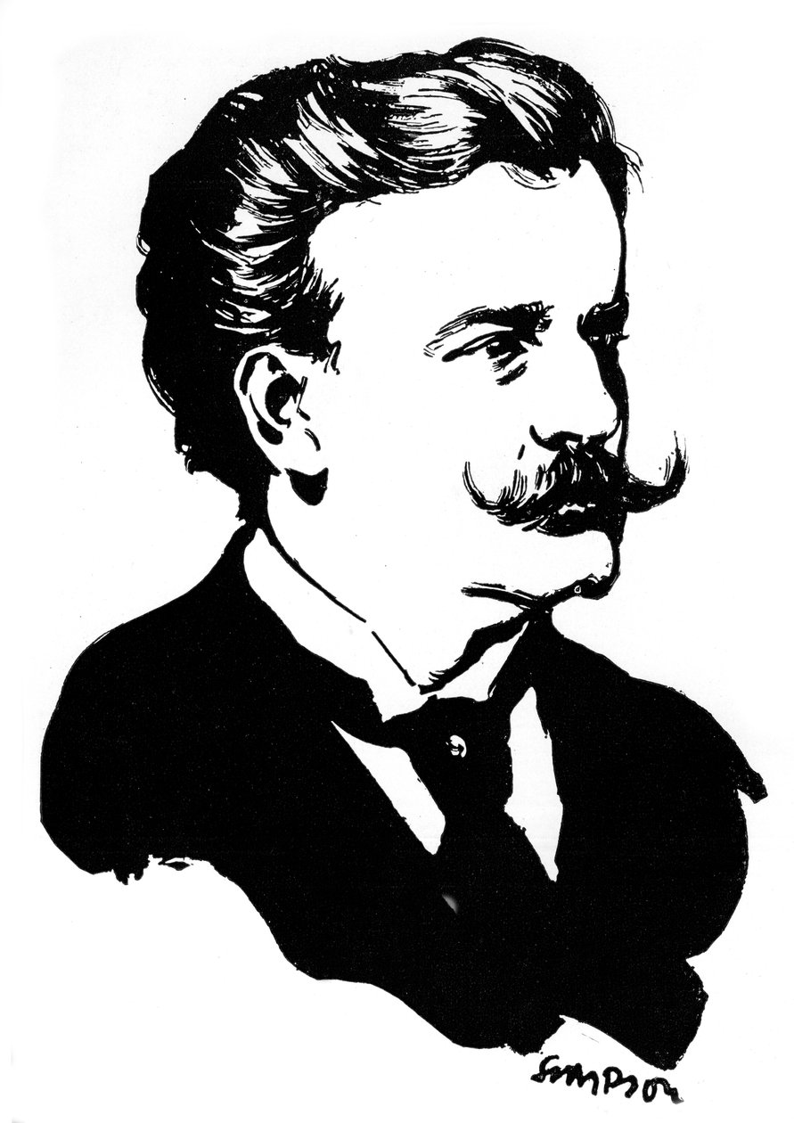 Moriz Rosenthal, puolalais-amerikkalainen pianisti, 1912. tekijältä Joseph Simpson
