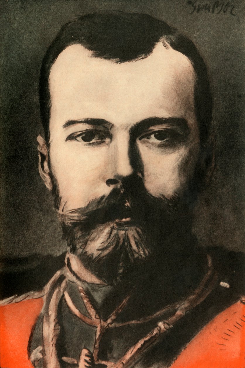 Nikolai II, Venäjän tsaari, 1910. tekijältä Joseph Simpson