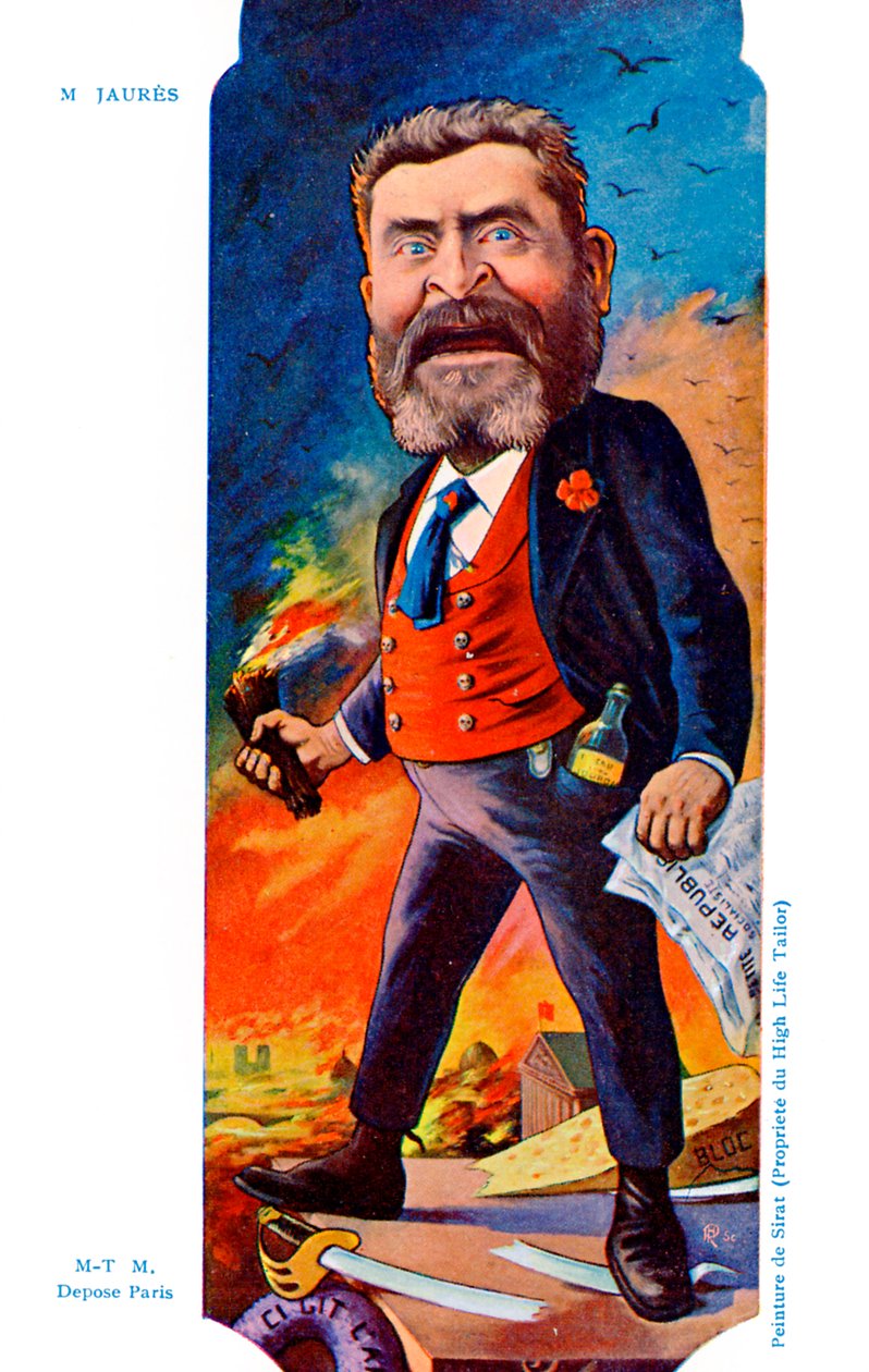 Jean Léon Jaurès - Siratin karikatyyri tekijältä Joseph Sirat