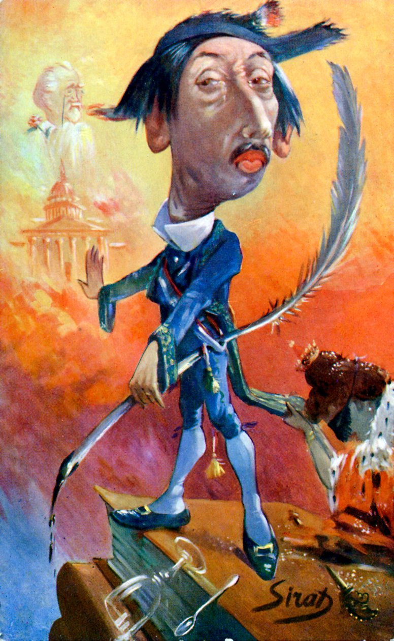 Maurice Barrès - Siratin karikatyyri tekijältä Joseph Sirat