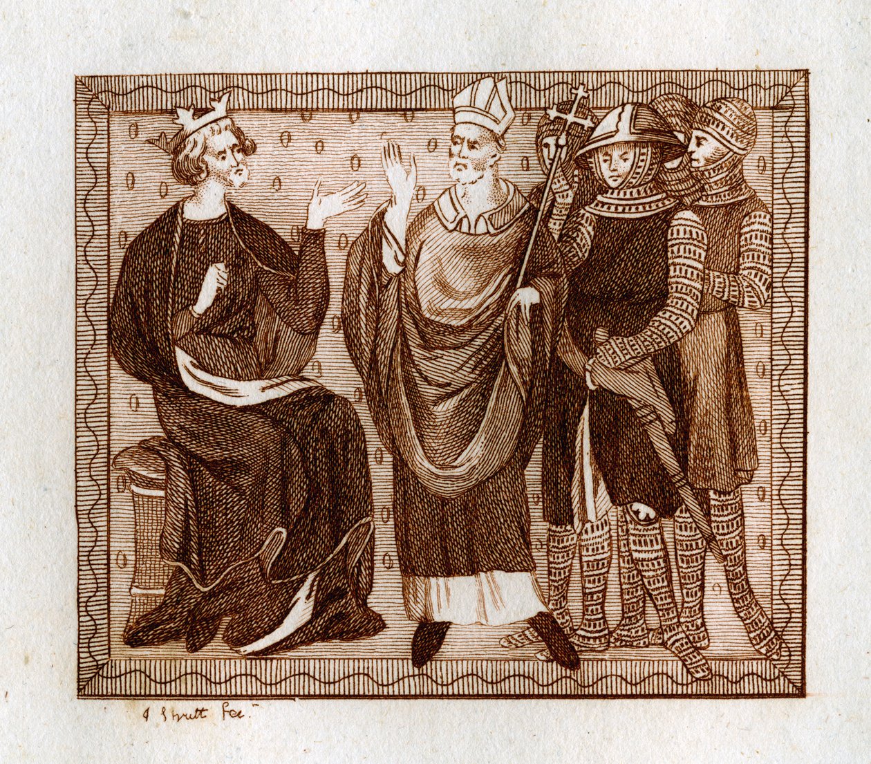Thomas Becketin elämä, 1801. tekijältä Joseph Strutt