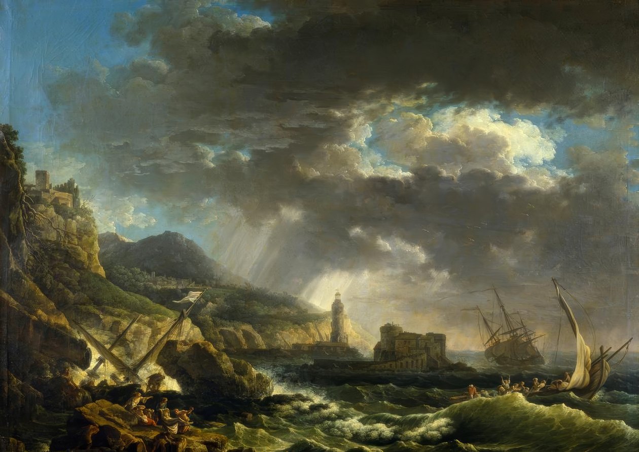 Der Schiffbruch tekijältä Claude Joseph Vernet