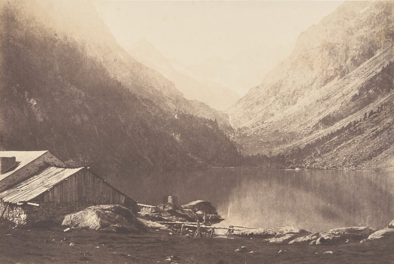 Gaube-järvi, Cauterets, 1853. tekijältä Joseph Vigier