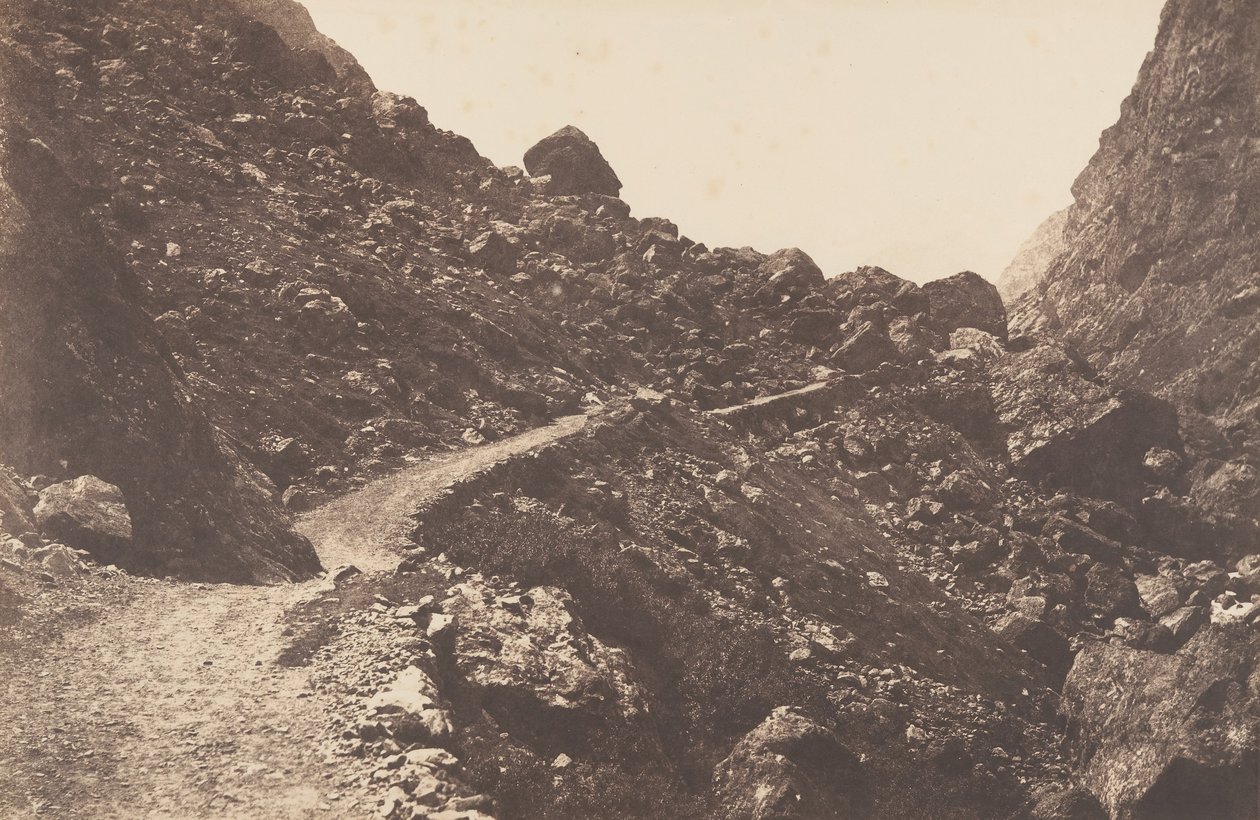 Kaaoksen polku, St-Sauveur, 1853. tekijältä Joseph Vigier
