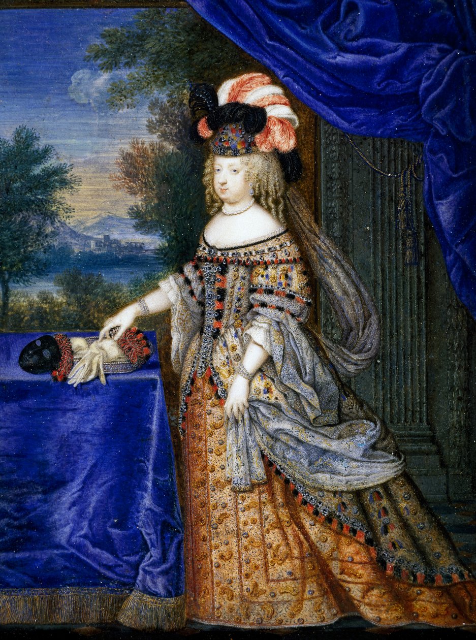 Maria Theresa Espanjalainen (tempera paperilla) tekijältä Joseph Werner