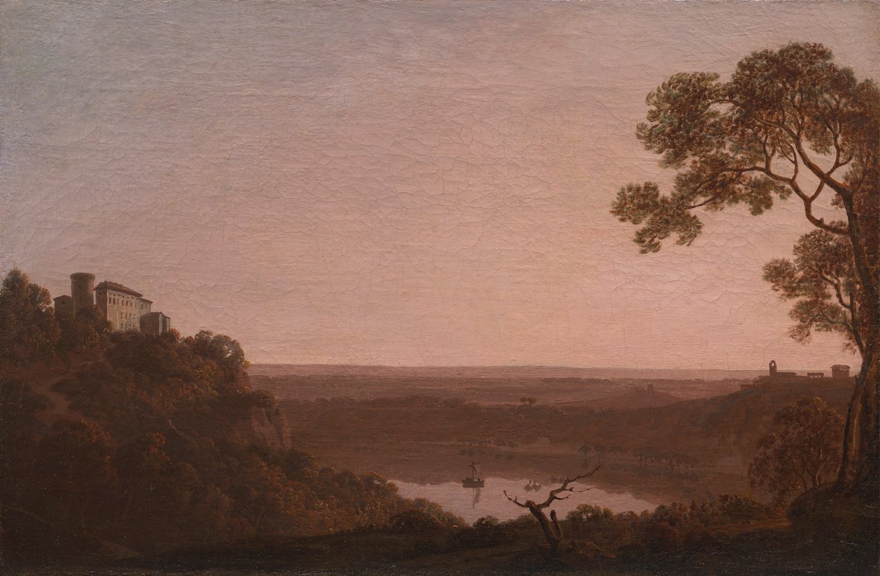 Nemi-järvi tekijältä Joseph Wright of Derby