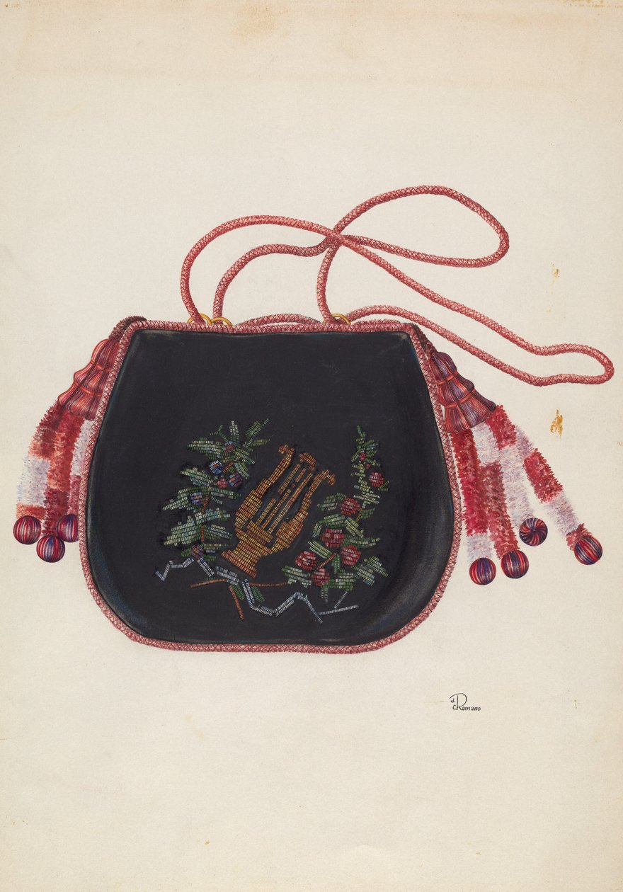 Käsilaukku, c. 1938. tekijältä Josephine C. Romano