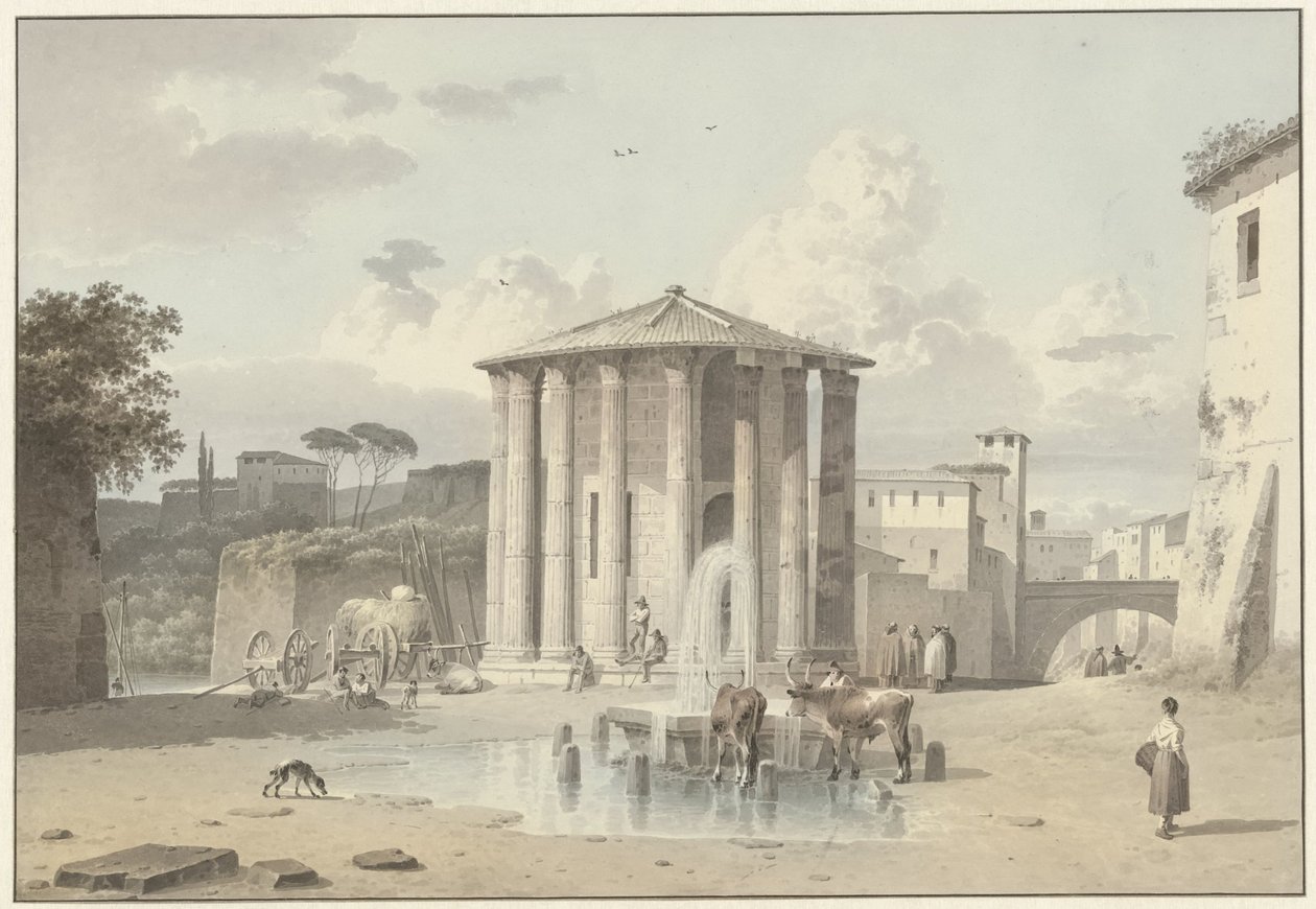 Vestan temppeli Roomassa tekijältä Josephus Augustus Knip