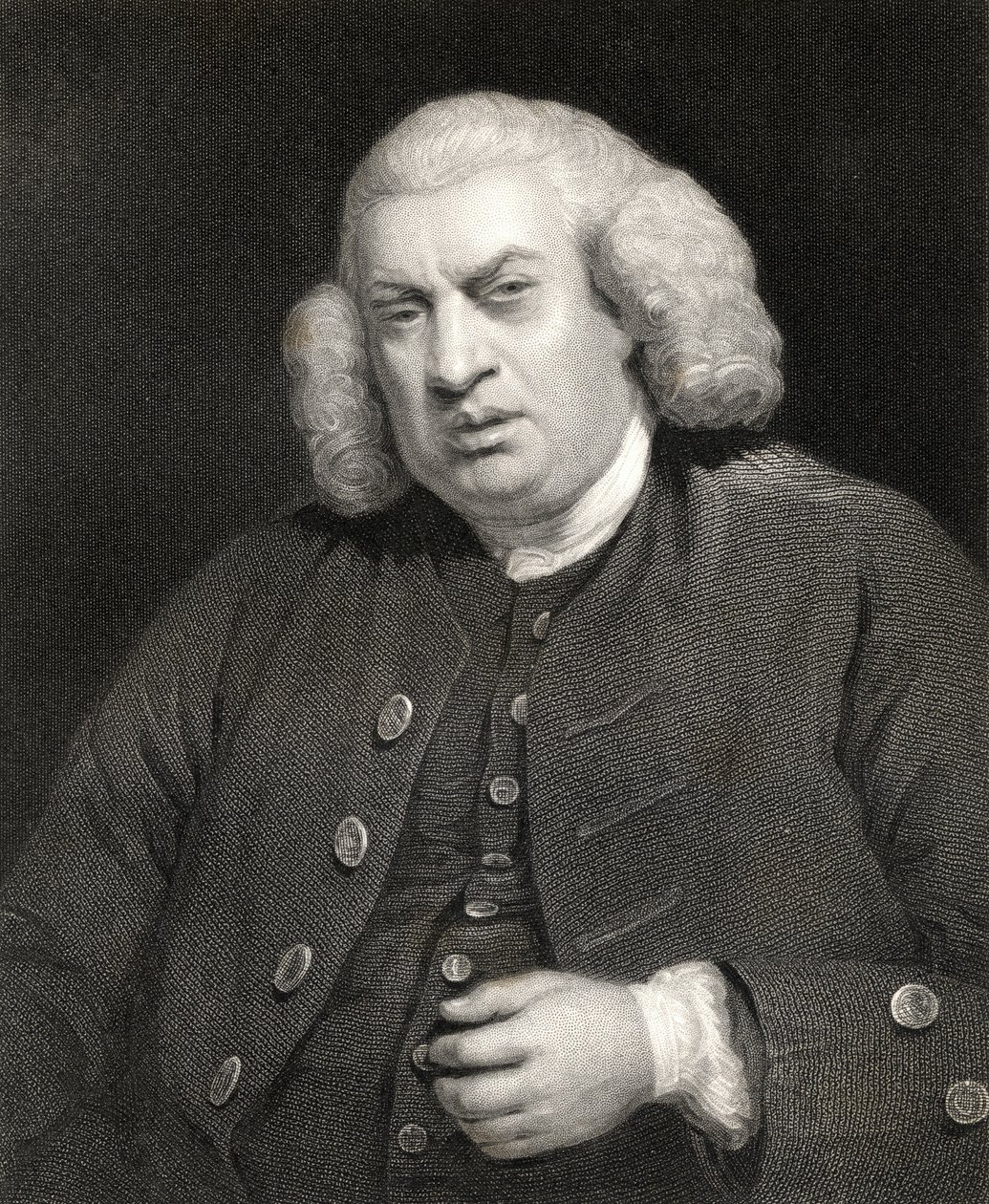 Muotokuva tohtori Samuel Johnsonista (1709-84) tekijältä Joshua Reynolds