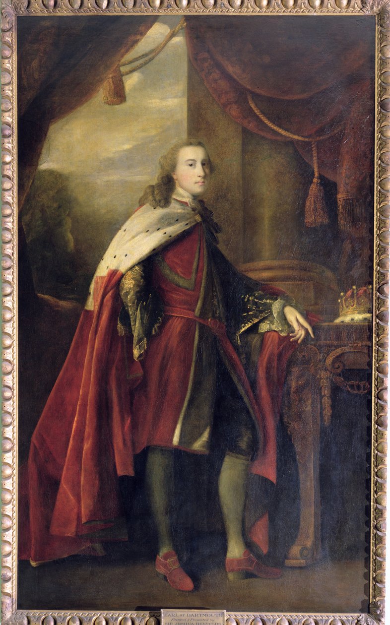 William Leggen (1731-1801) muotokuva Dartmouthin toisesta jaarlista, n. 1757 tekijältä Joshua Reynolds
