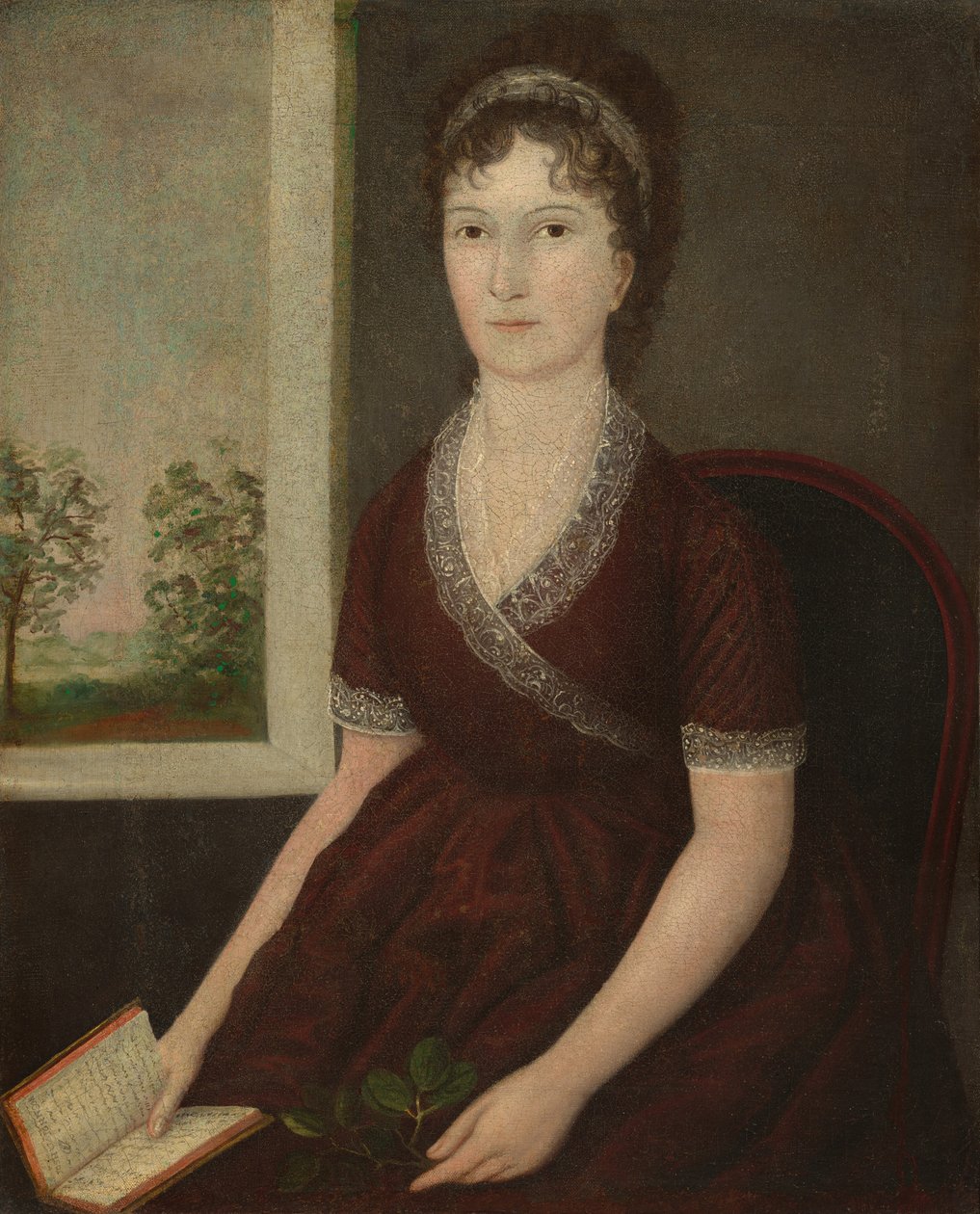 Sarah Ogden Gustin, c. 1805. tekijältä Joshua Johnson