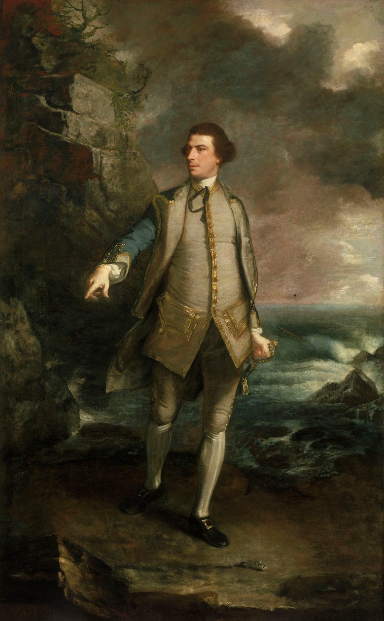 Kapteeni Augustus Keppel (1725-1786), kunniajäsen (1725-1786) tekijältä Joshua Reynolds