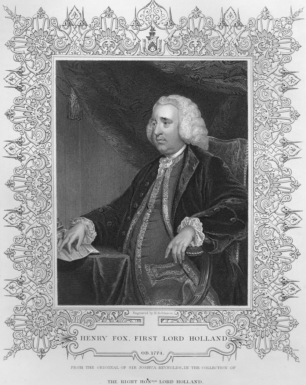 Henry Fox, ensimmäinen paroni Holland tekijältä Joshua Reynolds