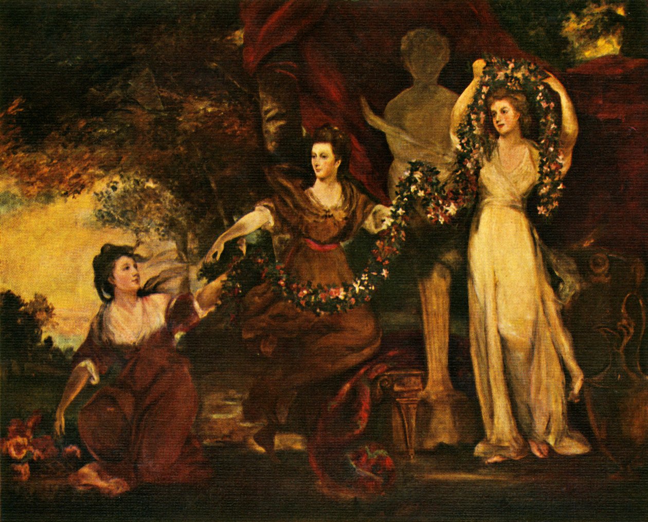 Kolme armoa, 1773, c1912 tekijältä Joshua Reynolds