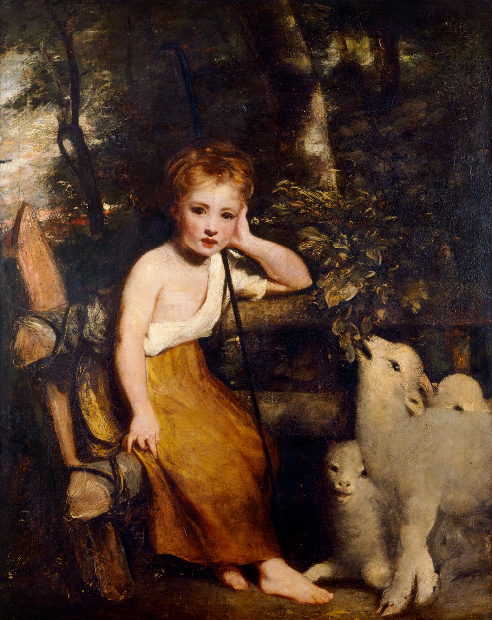 Nuori paimentar (öljy kankaalle) tekijältä Joshua Reynolds