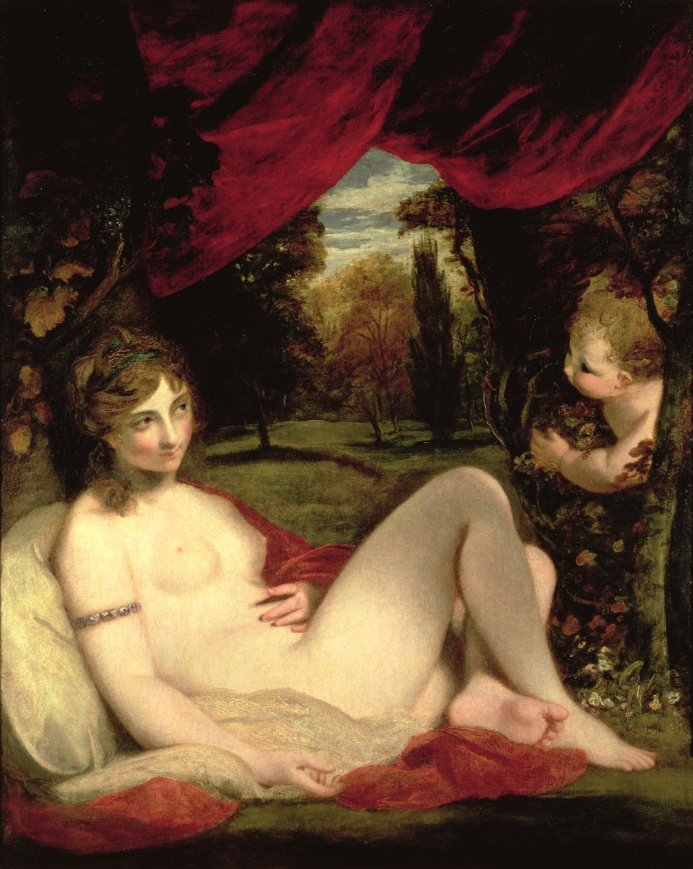 Venus ja Cupid, noin 1785 tekijältä Joshua Reynolds