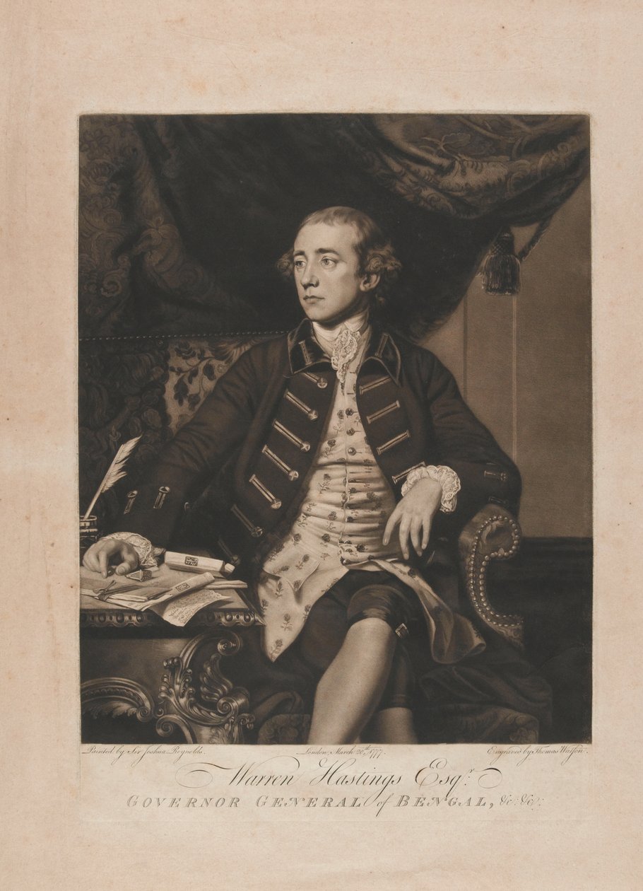 Warren Hastings tekijältä Joshua Reynolds