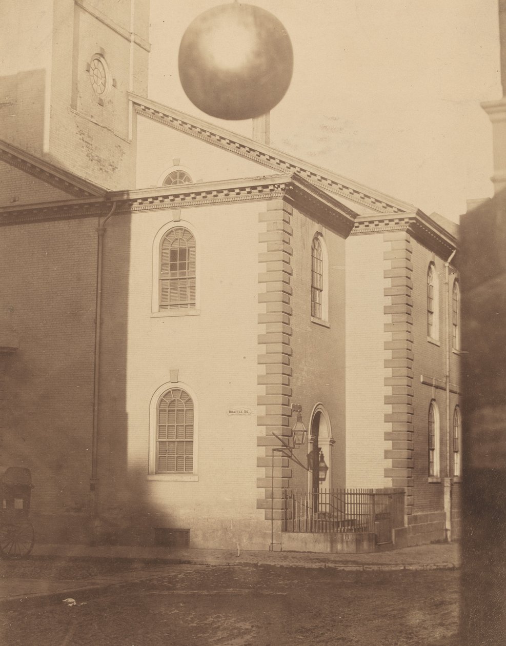 Brattle Square -kirkko, 1850-luku. tekijältä Josiah Johnson Hawes