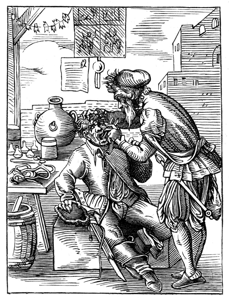 Hammaslääkäri, 1500-luku 1849. tekijältä Jost Amman