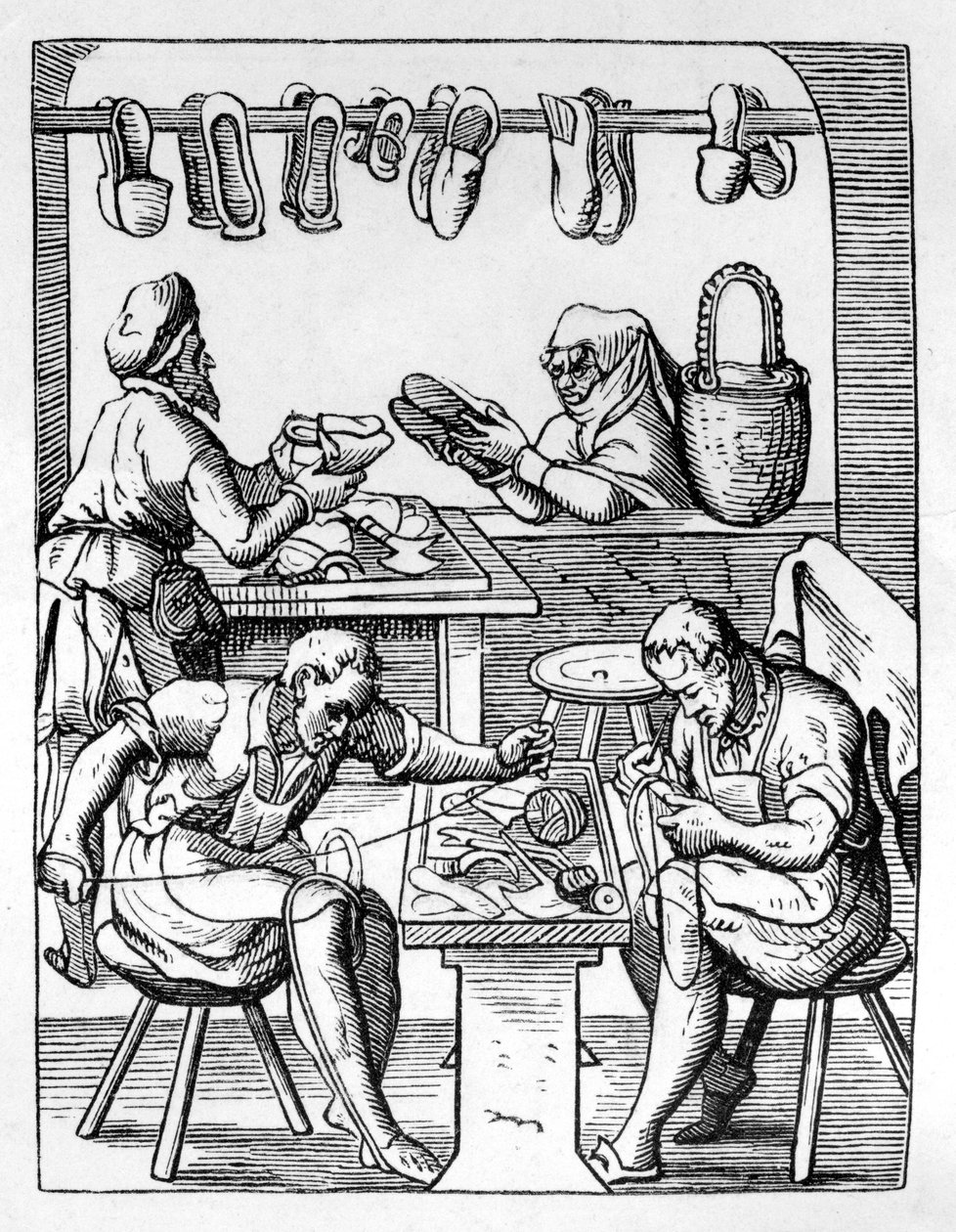 Suutarit, c1559-1591 tekijältä Jost Amman