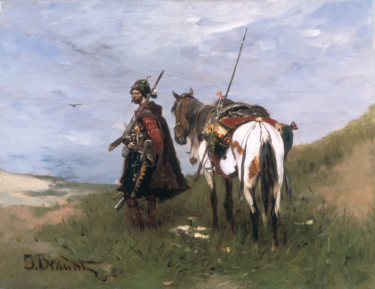 Vuonna Wild Fields, noin 1900 tekijältä Jozef Brandt