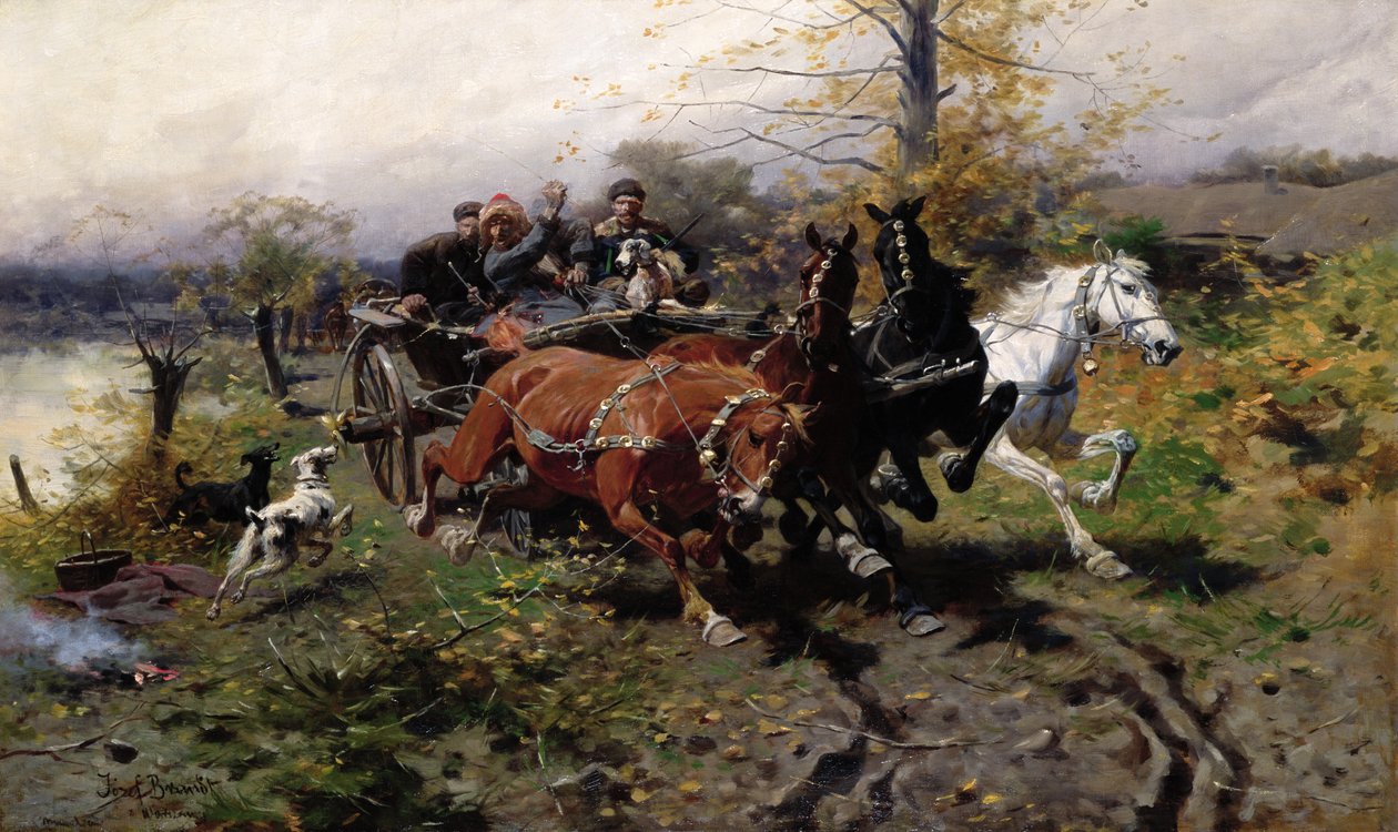 Ylinopeusvaunut, n. 1900 tekijältä Jozef Brandt