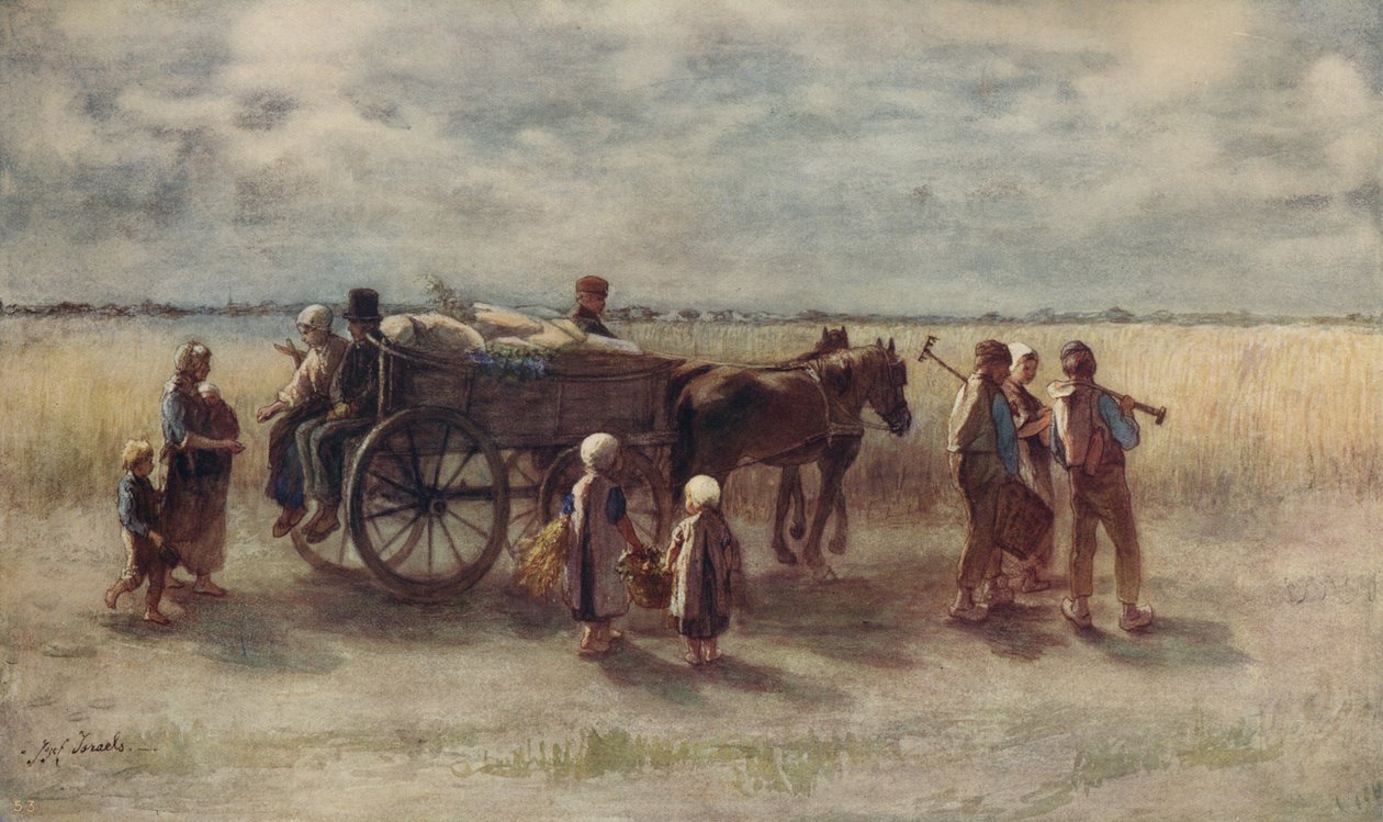 Perunasato, 1844, c1915 tekijältä Jozef Israëls