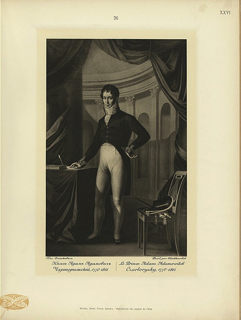 Prinssi Adam Jerzy Czartoryski 1770-1861 tekijältä Jozef Oleszkiewicz