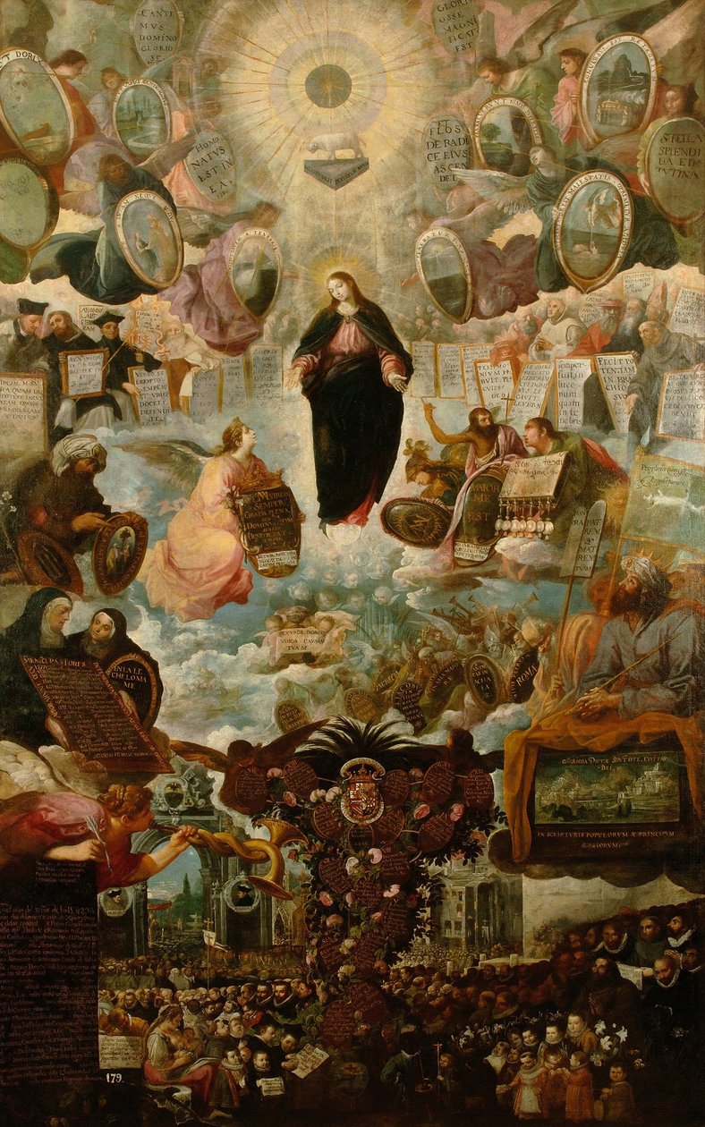 Immaculate Virginin Allegoria tekijältä Juan de Roelas