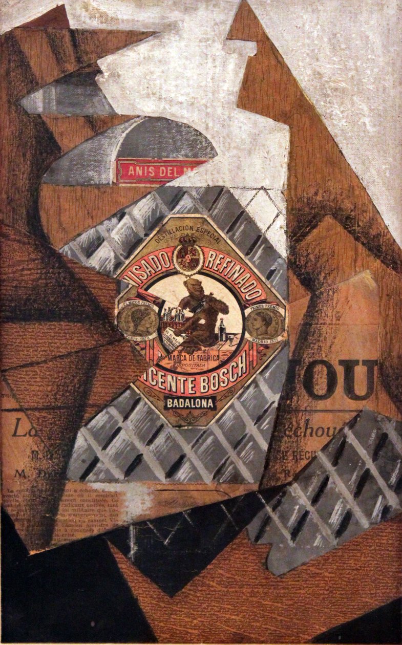 Pullo Anis del Monoa tekijältä Juan Gris