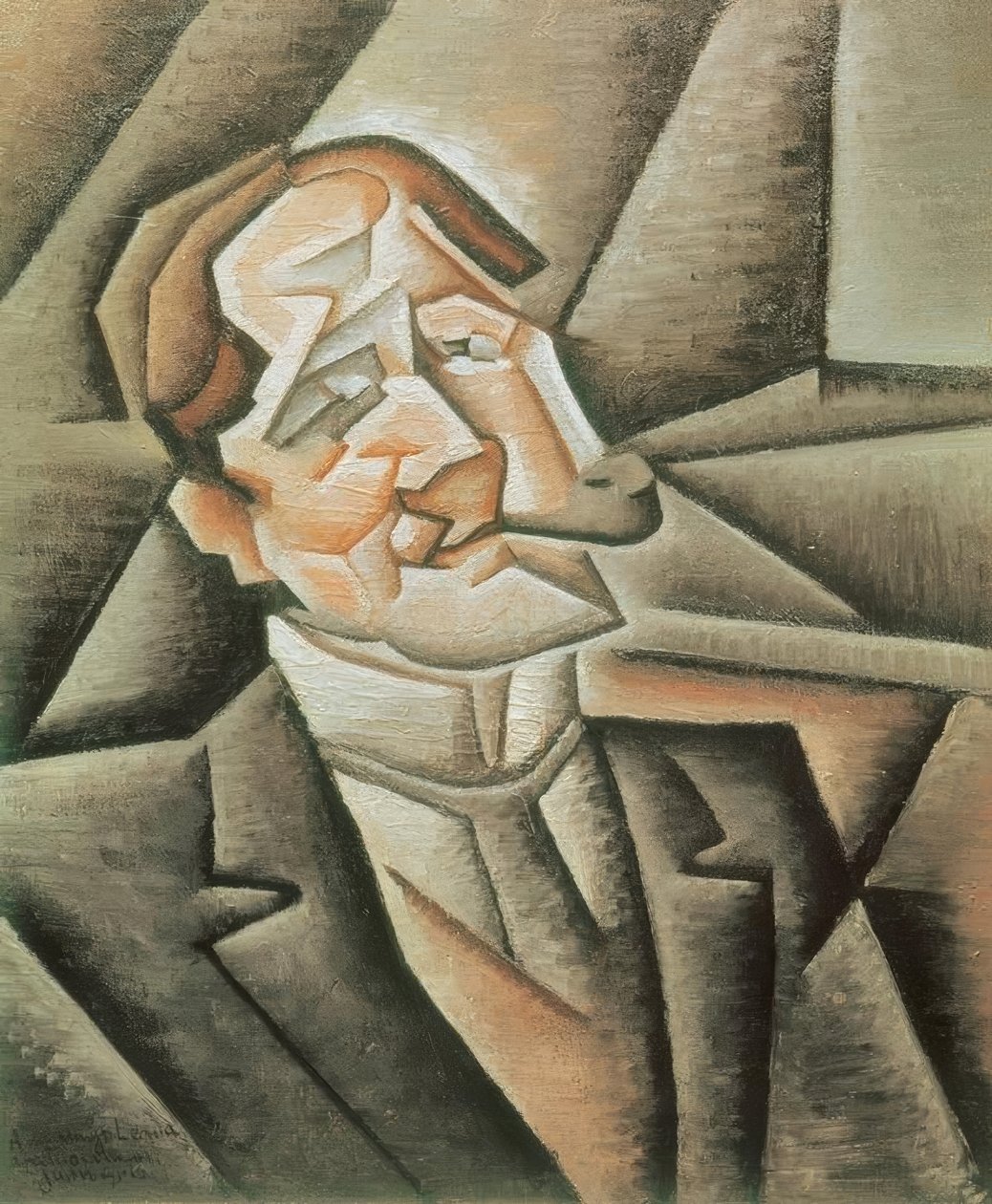 L’Homme à la pipe tekijältä Juan Gris