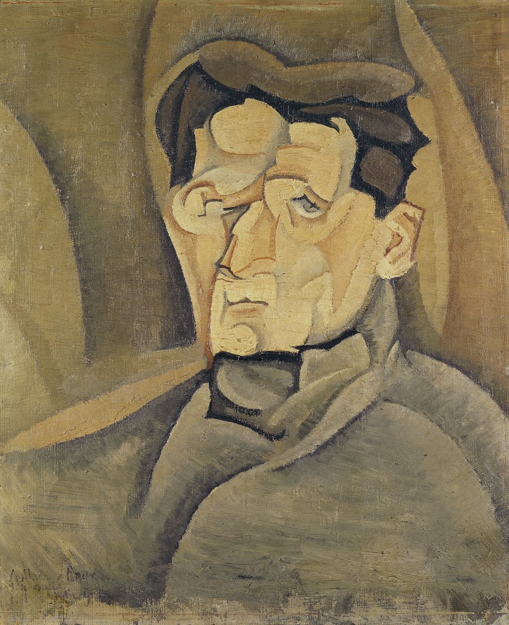 Maurice Raynalin (1884-1954) muotokuva 1911 tekijältä Juan Gris