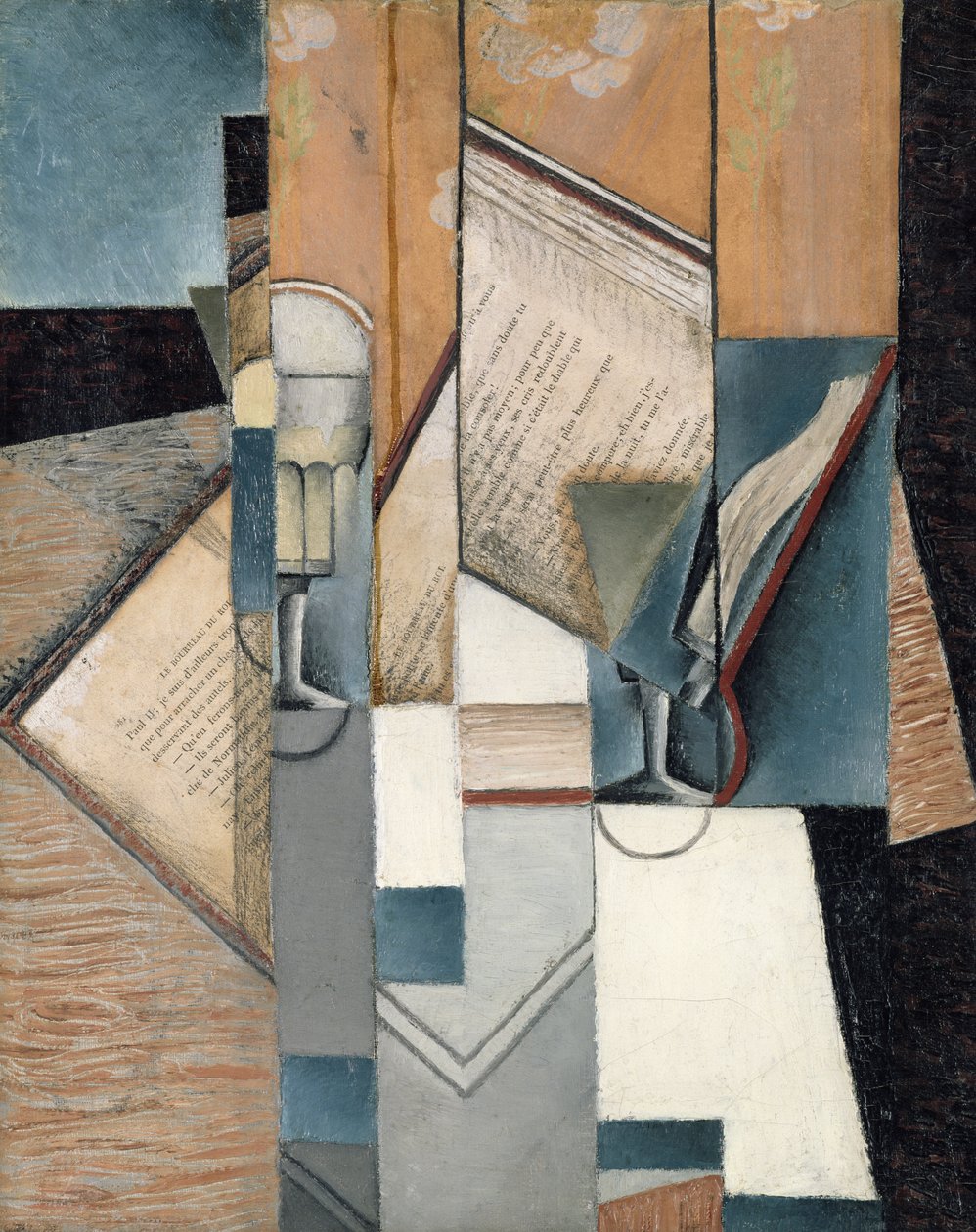 Kirja, 1913 tekijältä Juan Gris